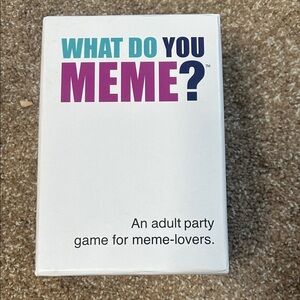“What Do You Meme?” adult party card game gently used condition